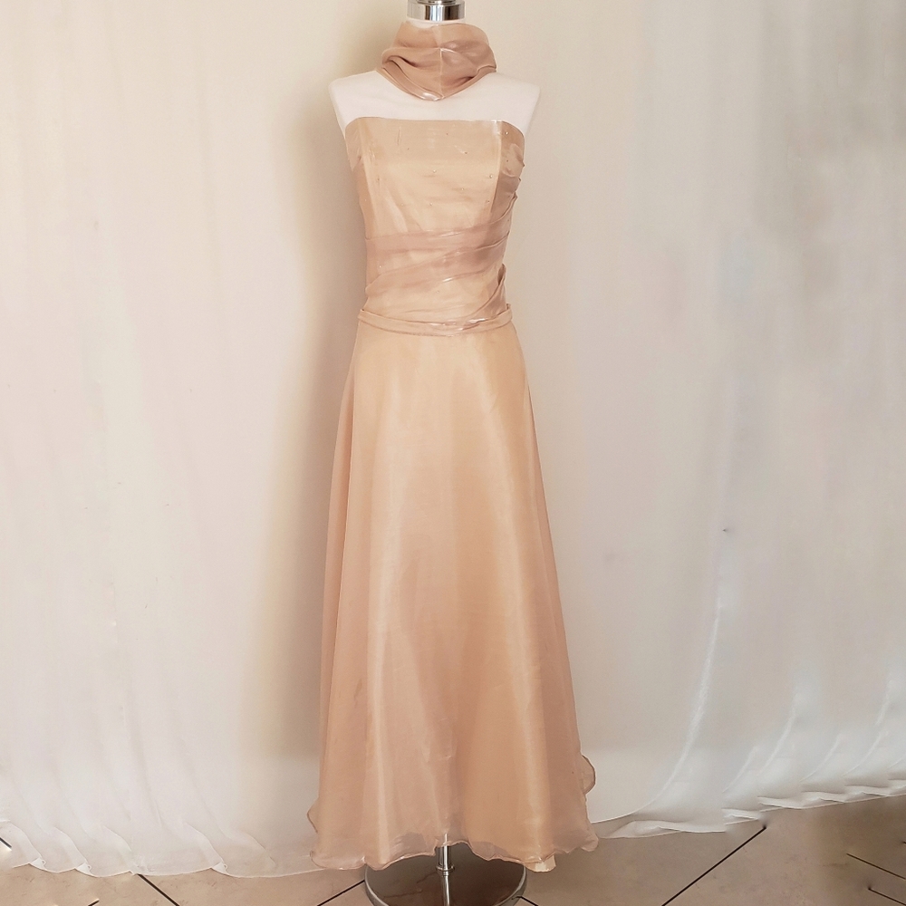 Aspeed 3 piece Strapless Dress